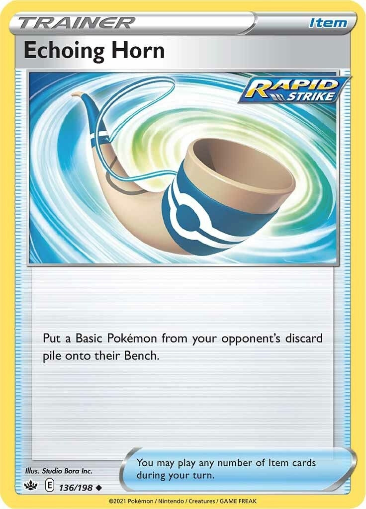 Image for Echoing Horn (136/198) (SWSH06: Chilling Reign) (SWSH06) - Pokemon