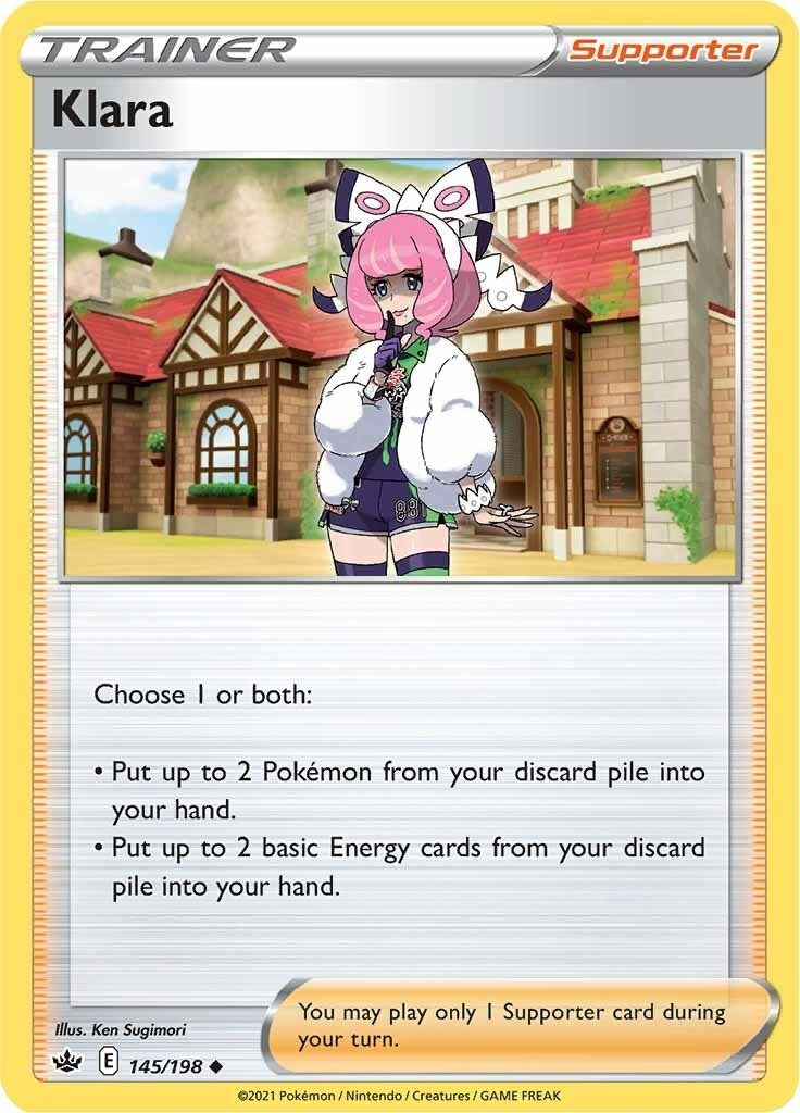 Image for Klara (145/198) (SWSH06: Chilling Reign) (SWSH06) - Pokemon