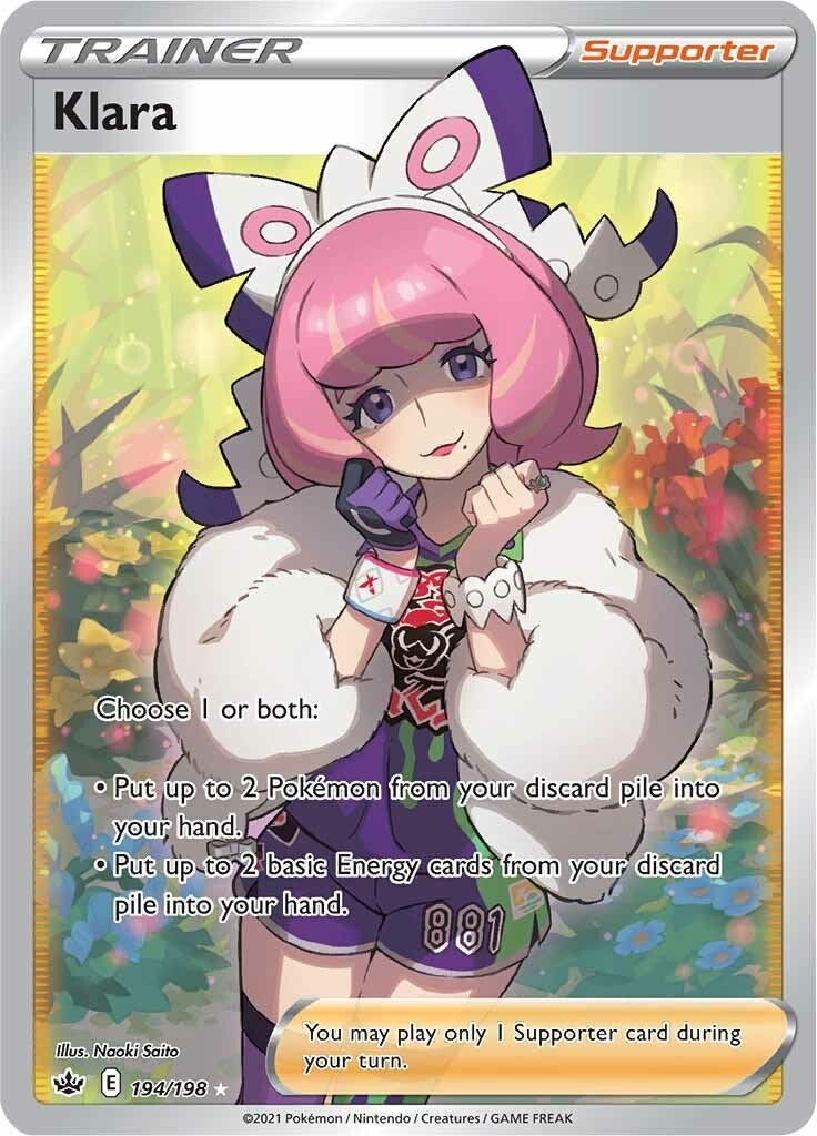 Image for Klara (Full Art) (194/198) (SWSH06: Chilling Reign) (SWSH06) - Pokemon