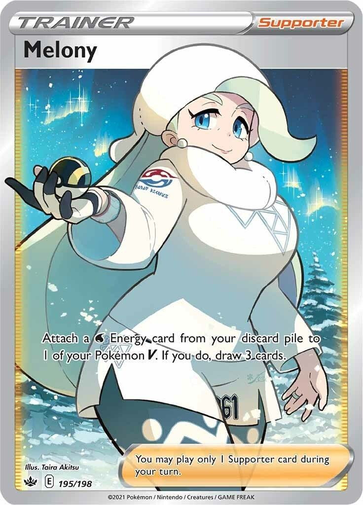 Image for Melony (Full Art) (195/198) (SWSH06: Chilling Reign) (SWSH06) - Pokemon