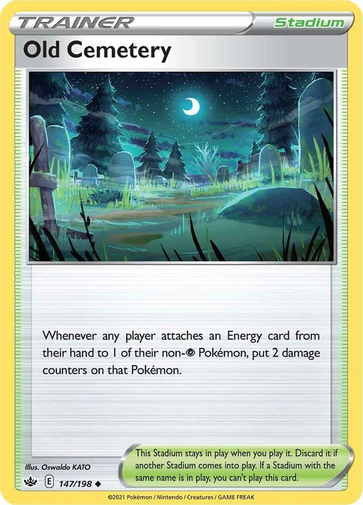 Image for Old Cemetery (147/198) (SWSH06: Chilling Reign) (SWSH06) - Pokemon