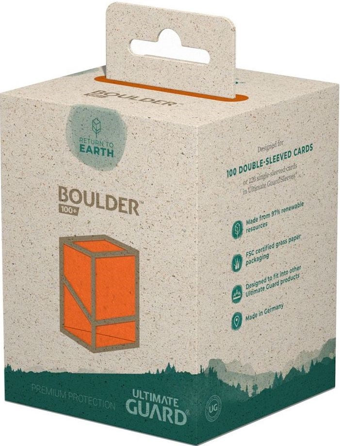 Image for Return to Earth Boulder Deck Case Orange - Deck Boxes