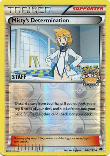 Image for Misty's Determination - 104/122 (Regional Championships) [Staff] (104/122) (League & Championship Cards) (PR) - Pokemon