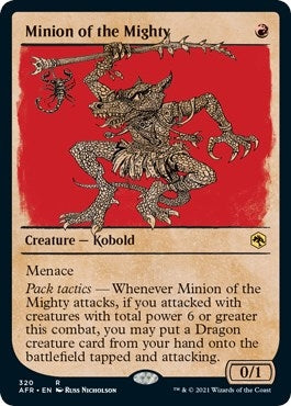Minion of the Mighty (Showcase) (320) (Adventures in the Forgotten Realms)