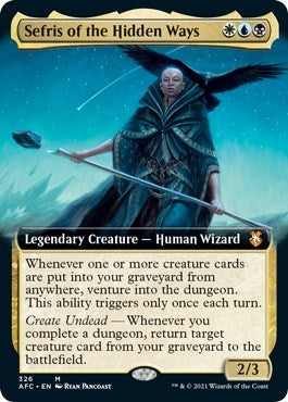 Sefris of the Hidden Ways (Extended Art) (326) (Adventures in the Forgotten Realms)