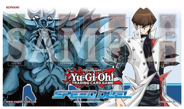 Image for Yu-Gi-Oh! 2021 Speed Duel Game Mat - Obelisk the Tormentor and Seto Kaiba - Playmats