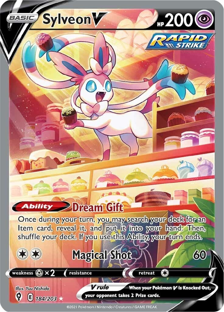 Image for Sylveon V (Alternate Full Art) (184/203) (SWSH07: Evolving Skies) (SWSH07) - Pokemon