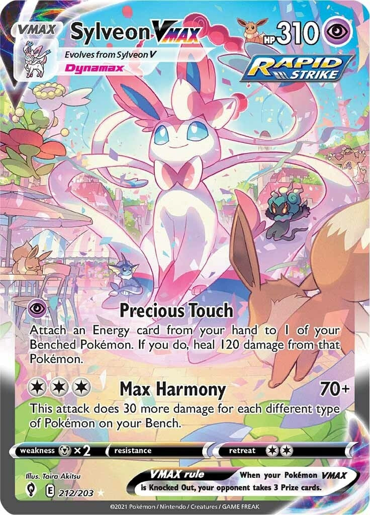 Image for Sylveon VMAX (Alternate Art Secret) (212/203) (SWSH07: Evolving Skies) (SWSH07) - Pokemon