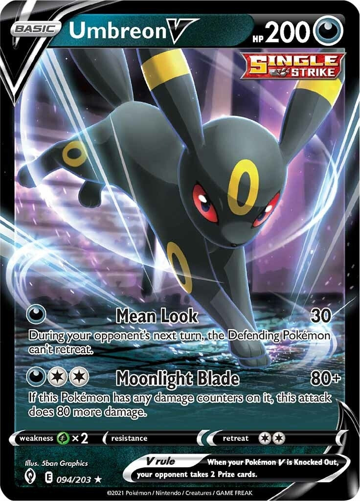 Image for Umbreon V (094/203) (SWSH07: Evolving Skies) (SWSH07) - Pokemon