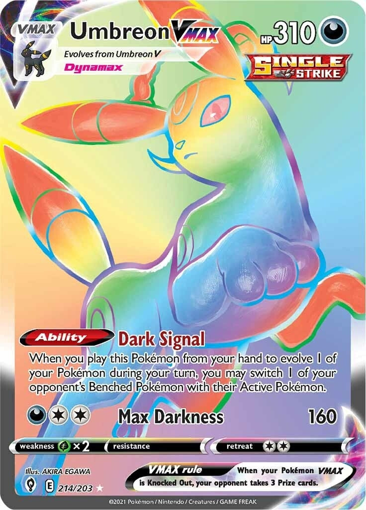 Image for Umbreon VMAX (Secret) (214/203) (SWSH07: Evolving Skies) (SWSH07) - Pokemon