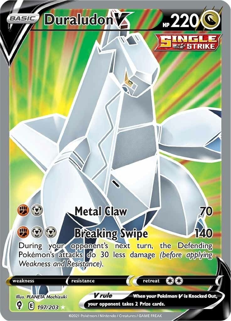 Image for Duraludon V (Full Art) (197/203) (SWSH07: Evolving Skies) (SWSH07) - Pokemon