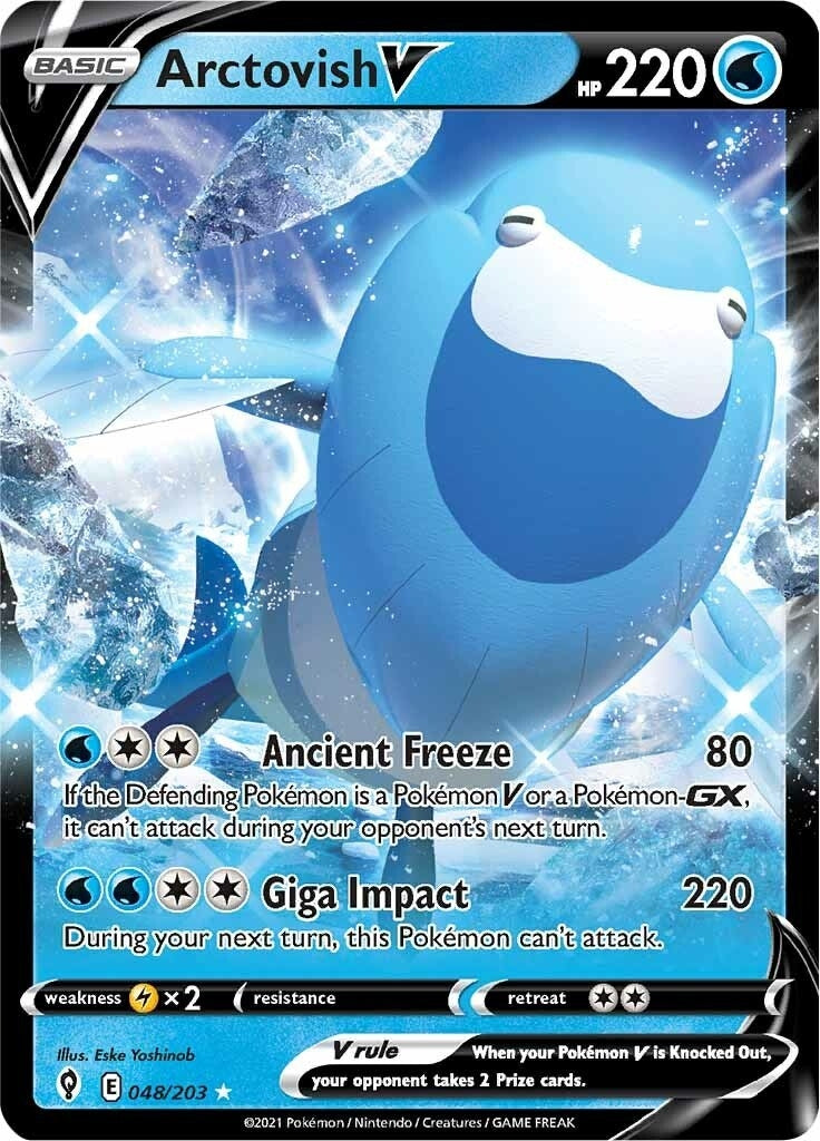 Image for Arctovish V (048/203) (SWSH07: Evolving Skies) (SWSH07) - Pokemon
