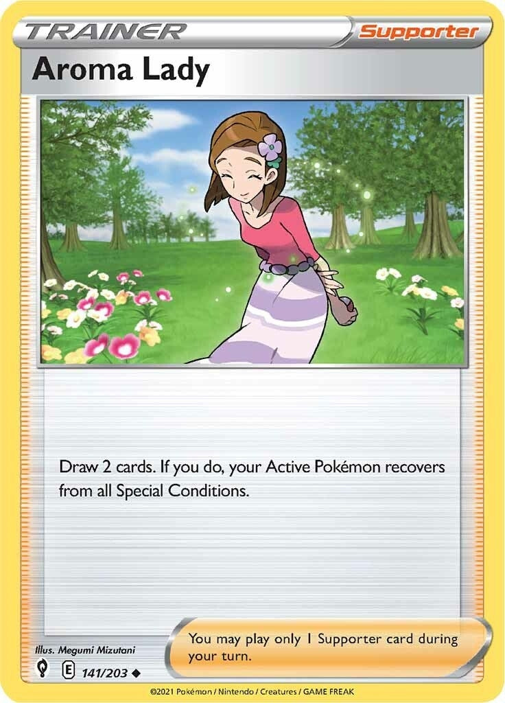 Image for Aroma Lady (141/203) (SWSH07: Evolving Skies) (SWSH07) - Pokemon