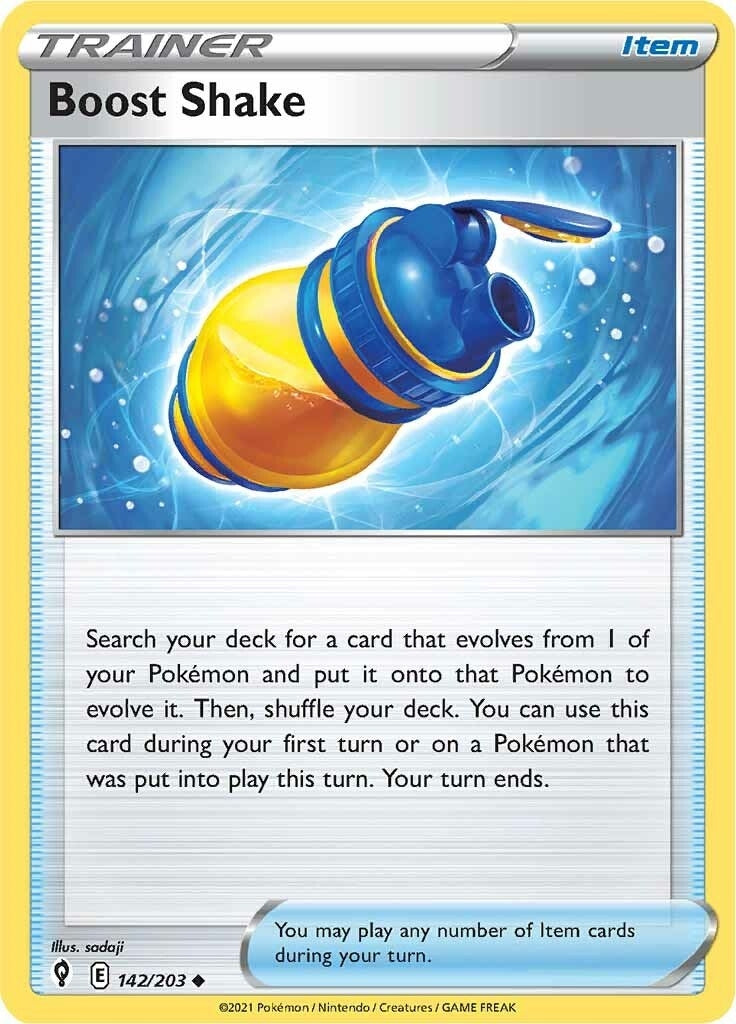 Image for Boost Shake (142/203) (SWSH07: Evolving Skies) (SWSH07) - Pokemon
