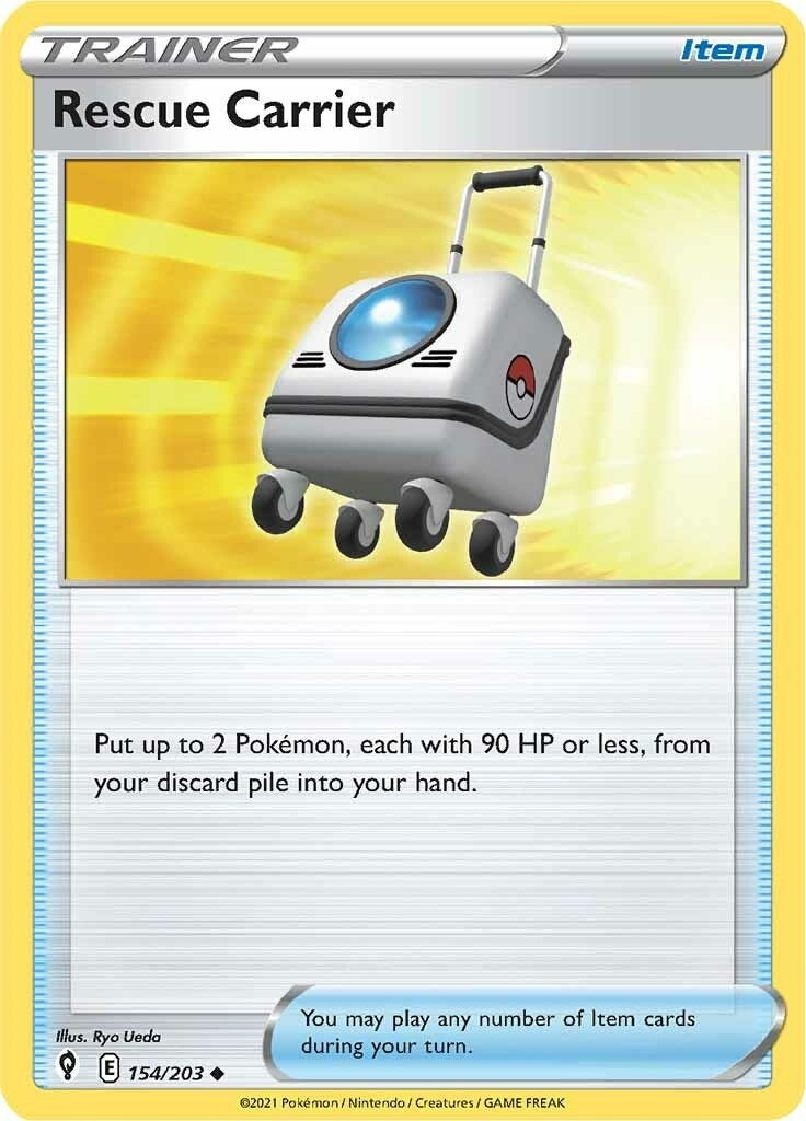 Image for Rescue Carrier (154/203) (SWSH07: Evolving Skies) (SWSH07) - Pokemon