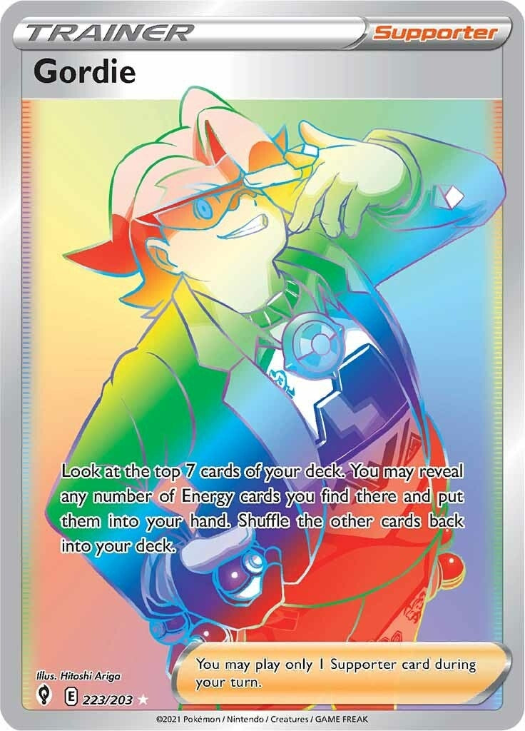 Image for Gordie (Secret) (223/203) (SWSH07: Evolving Skies) (SWSH07) - Pokemon