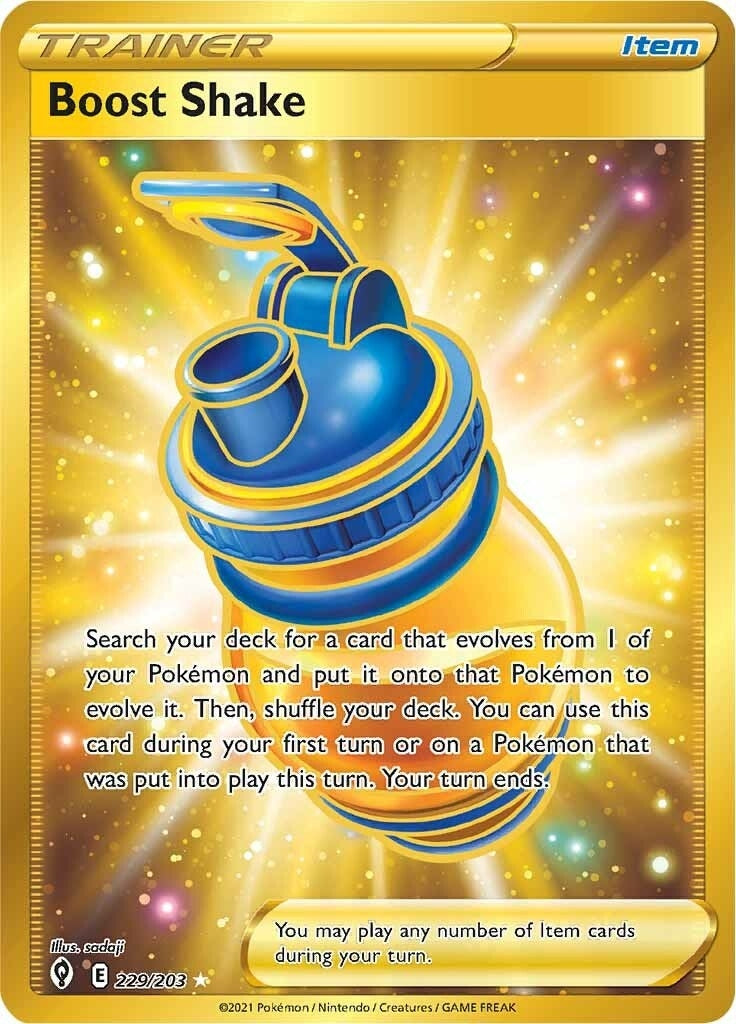Image for Boost Shake (Secret) (229/203) (SWSH07: Evolving Skies) (SWSH07) - Pokemon