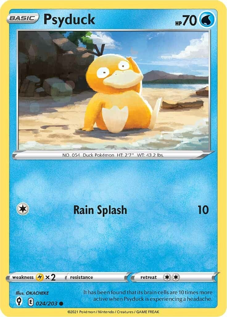 Image for Psyduck (024/203) (SWSH07: Evolving Skies) (SWSH07) - Pokemon