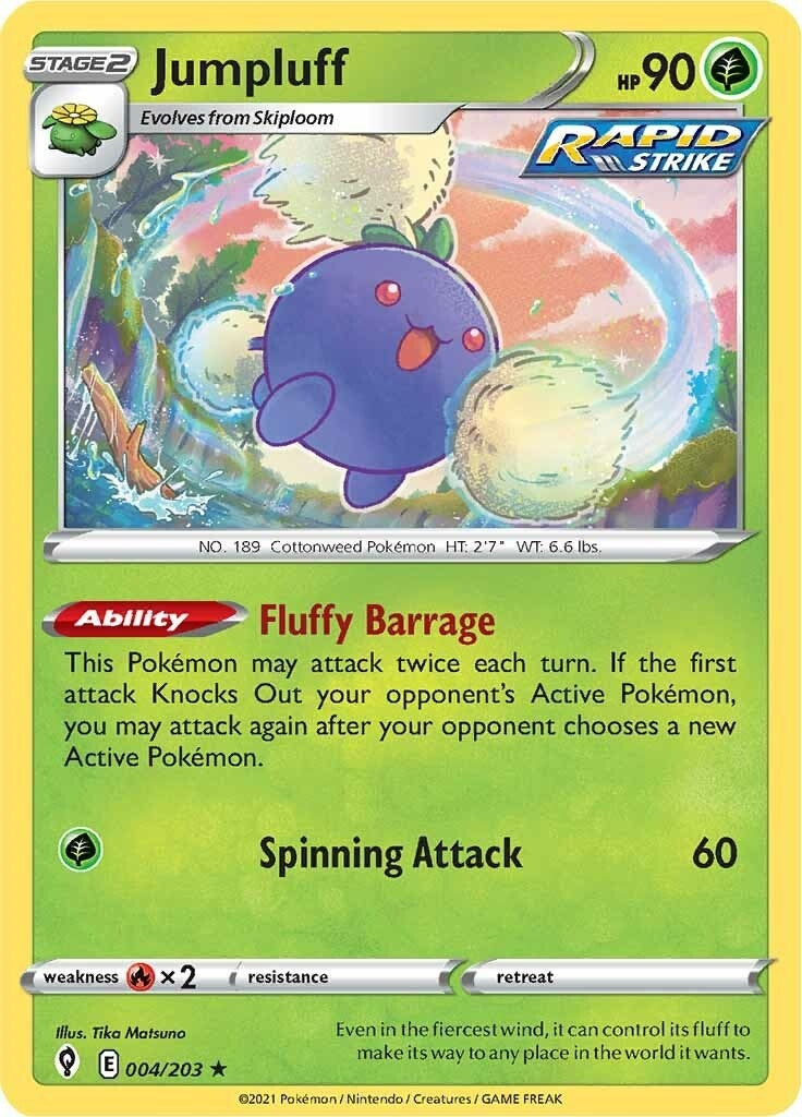 Image for Jumpluff (004/203) (SWSH07: Evolving Skies) (SWSH07) - Pokemon