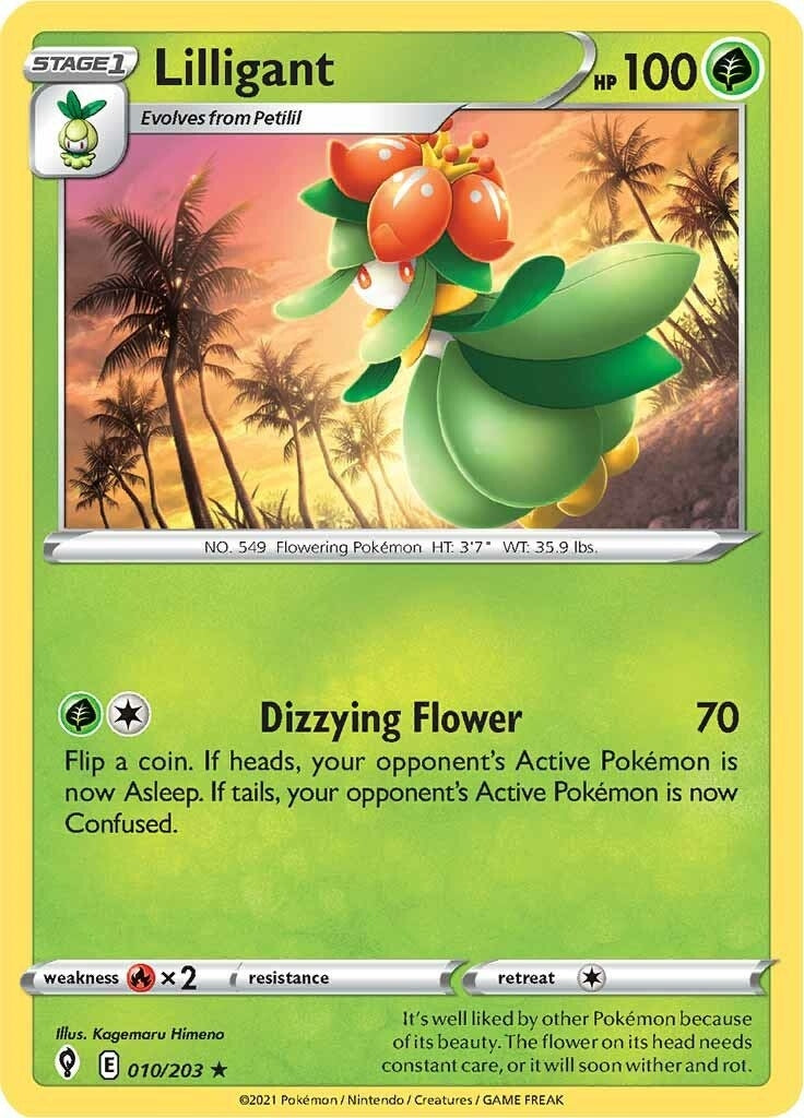 Image for Lilligant (010/203) (SWSH07: Evolving Skies) (SWSH07) - Pokemon