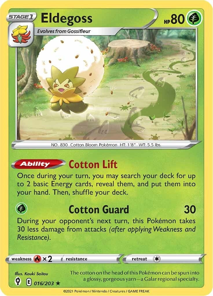 Image for Eldegoss (016/203) (SWSH07: Evolving Skies) (SWSH07) - Pokemon