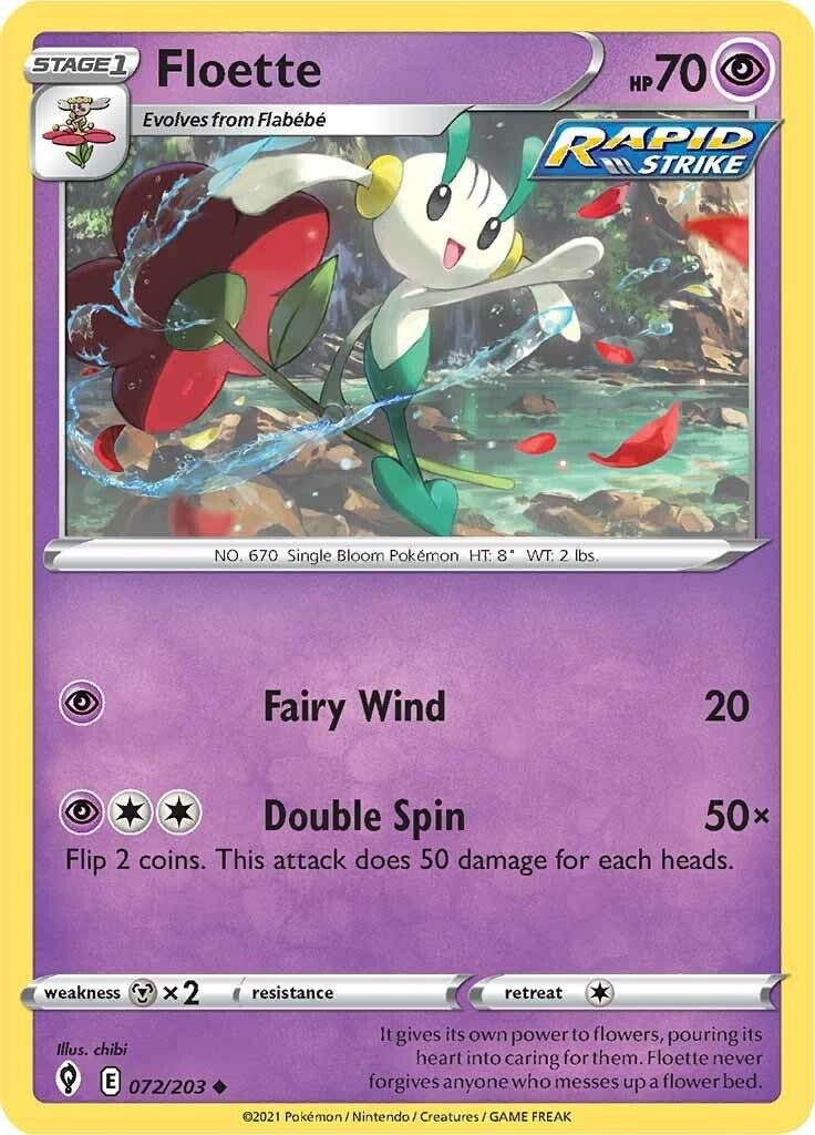 Image for Floette (072/203) (SWSH07: Evolving Skies) (SWSH07) - Pokemon