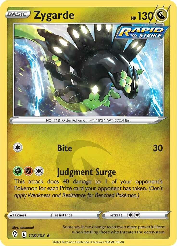 Image for Zygarde (118/203) (SWSH07: Evolving Skies) (SWSH07) - Pokemon