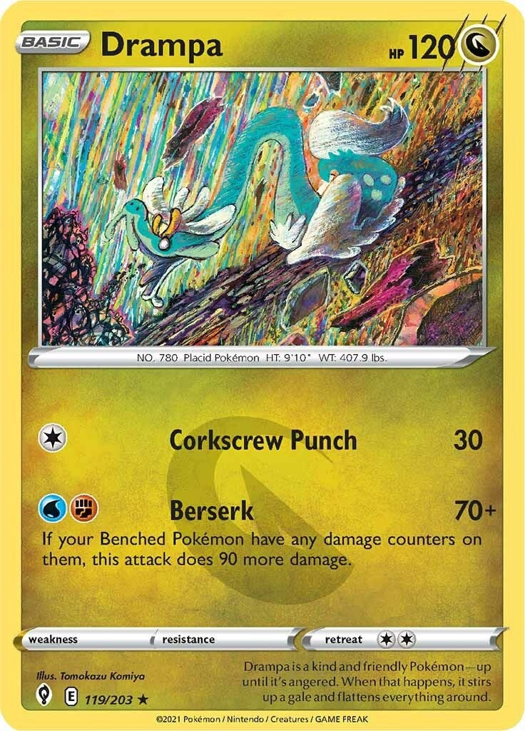Image for Drampa (119/203) (SWSH07: Evolving Skies) (SWSH07) - Pokemon