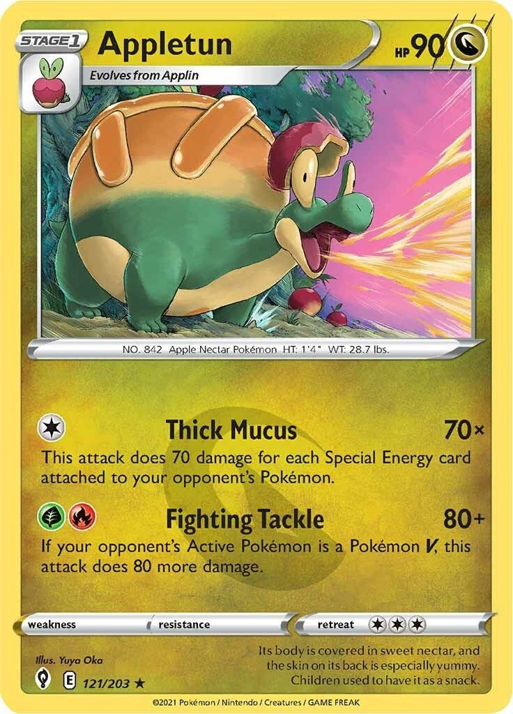 Image for Appletun (121/203) (SWSH07: Evolving Skies) (SWSH07) - Pokemon