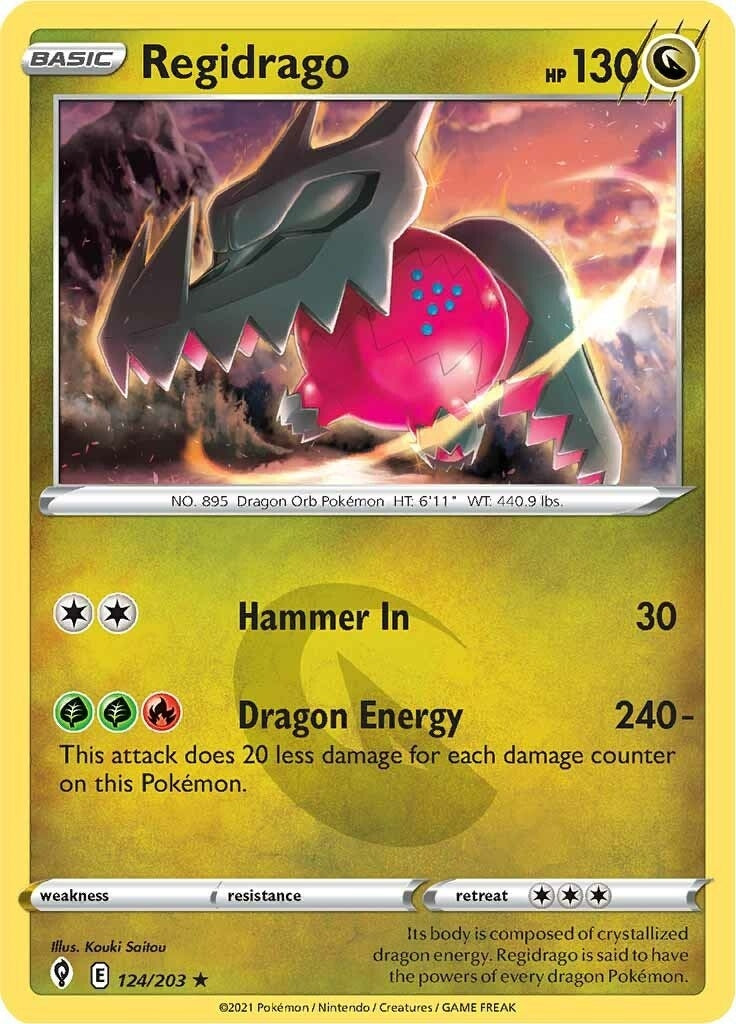 Image for Regidrago (124/203) (SWSH07: Evolving Skies) (SWSH07) - Pokemon