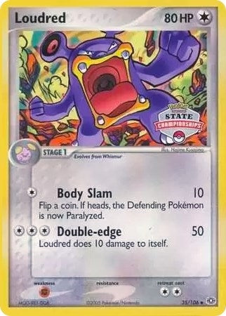 Image for Loudred 35/106 (State Championships) (035/106) (League & Championship Cards) (PR) - Pokemon