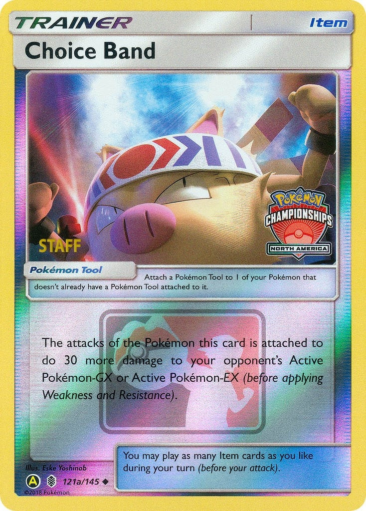Image for Choice Band - 121a/145 (North America Championships) [Staff] (121a/145) (League & Championship Cards) (PR) - Pokemon
