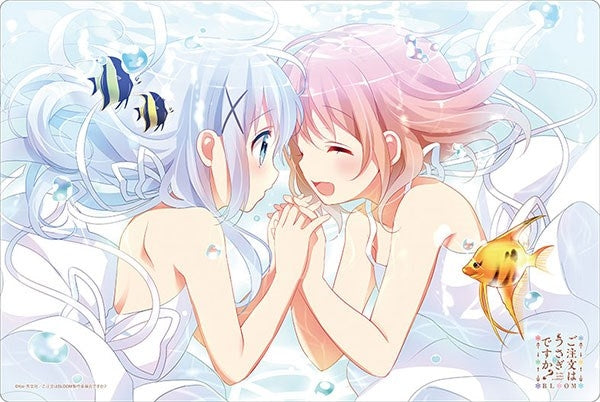 Image for Bushiroad Rubber Mat Collection V2 Vol.97: Is the order a rabbit? - Cocoa & Chino - Playmats