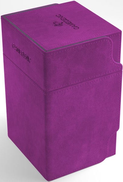 Image for GameGenic Watchtower Convertible Deck Box - Purple (Holds 100+) - Deck Boxes