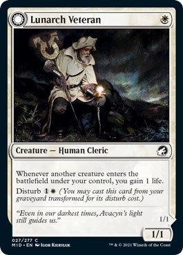 Lunarch Veteran (27) (Innistrad: Midnight Hunt)
