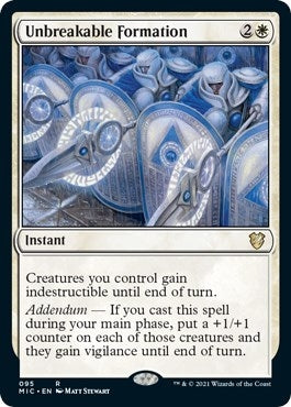 Unbreakable Formation (95) (Innistrad: Midnight Hunt)