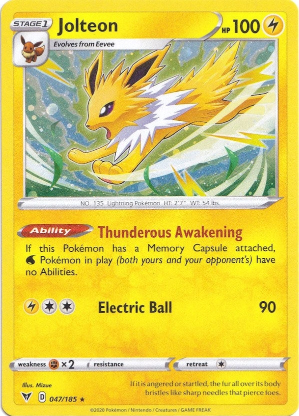 Image for Jolteon - 047/185 (Cosmos Holo) (047/185) (Miscellaneous Cards & Products) - Pokemon