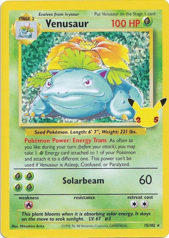 Venusaur (15/102) (Celebrations: Classic Collection)