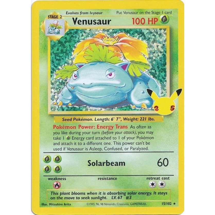 Venusaur (15/102) (Celebrations: Classic Collection) - PokeBox USA