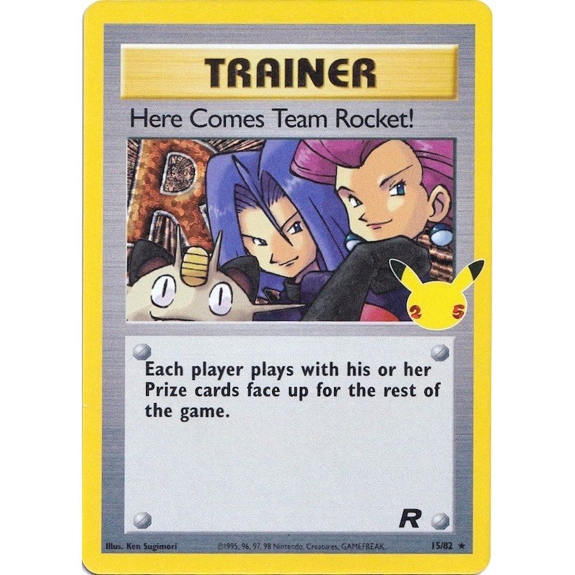 Here Comes Team Rocket! (15/82) (Celebrations: Classic Collection) - PokeBox USA