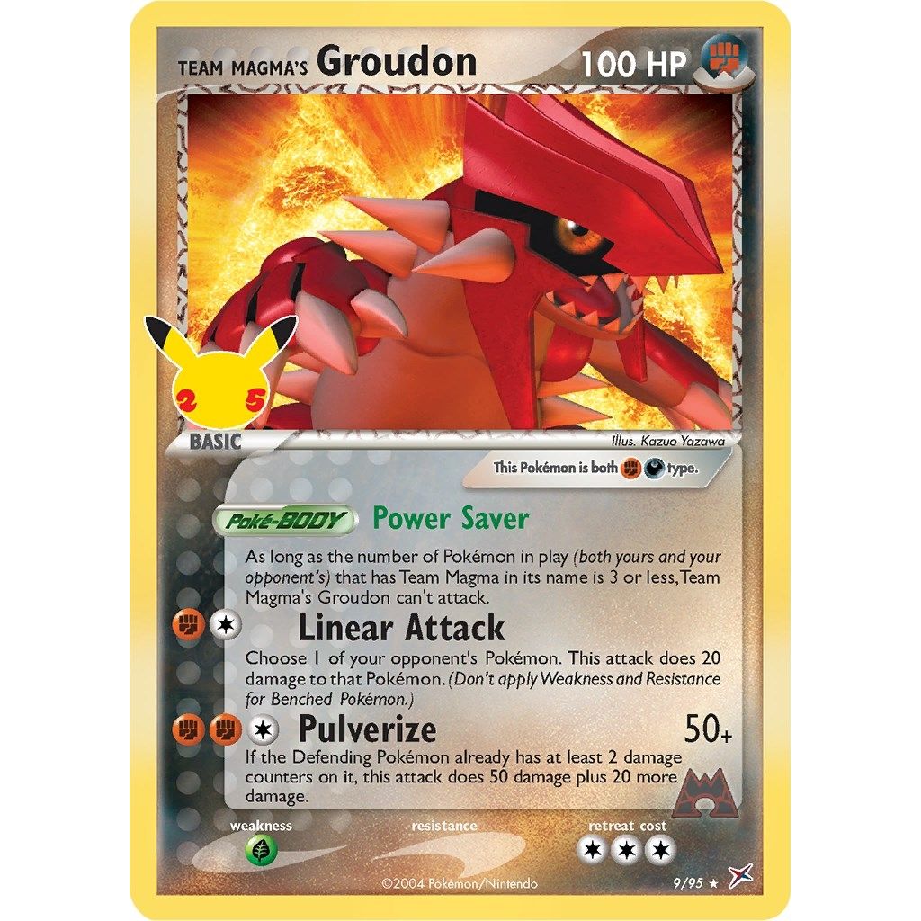 Team Magma's Groudon (9/95) (Celebrations: Classic Collection) - PokeBox USA