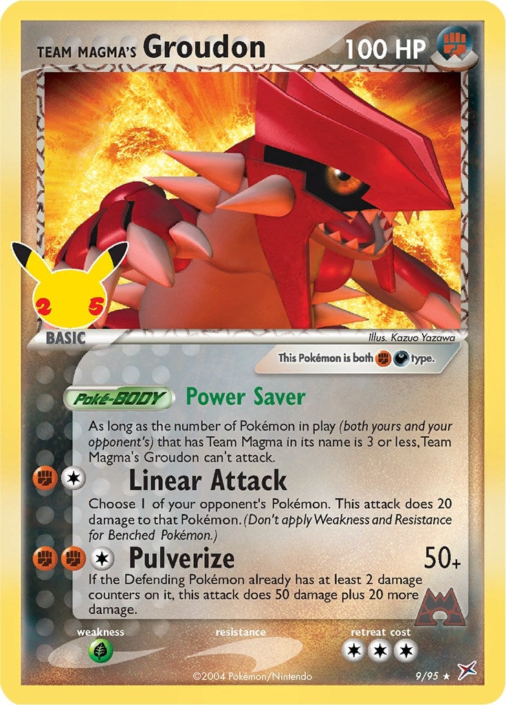 Team Magma's Groudon (9/95) (Celebrations: Classic Collection) - PokeBox USA