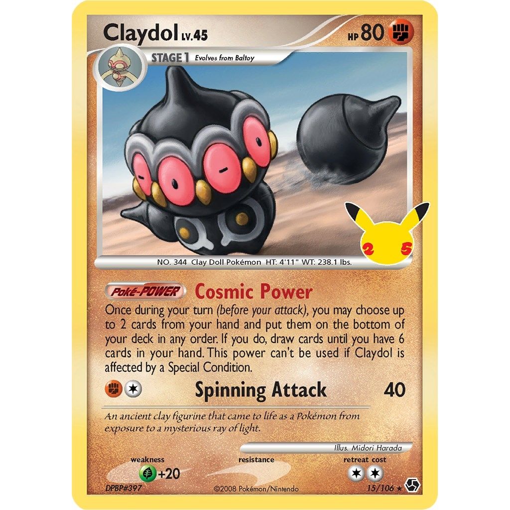 Claydol (15/106) (Celebrations: Classic Collection) - PokeBox USA