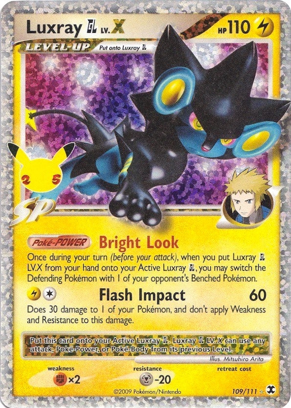 Luxray GL LV.X (109/111) (Celebrations: Classic Collection) - PokeBox USA