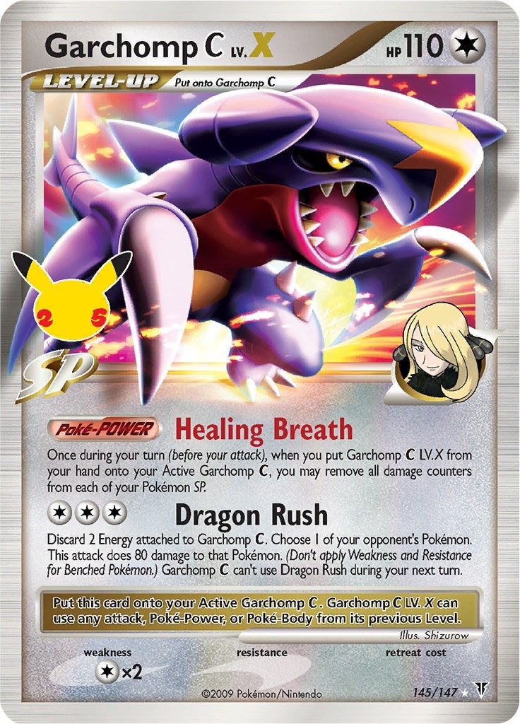 Garchomp C LV.X (145/147) (Celebrations: Classic Collection)