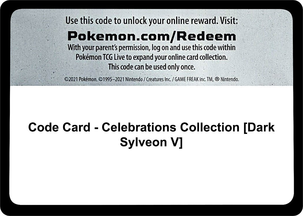 Image for Code Card - Celebrations Collection [Dark Sylveon V] (Celebrations) (CLB) - Pokemon
