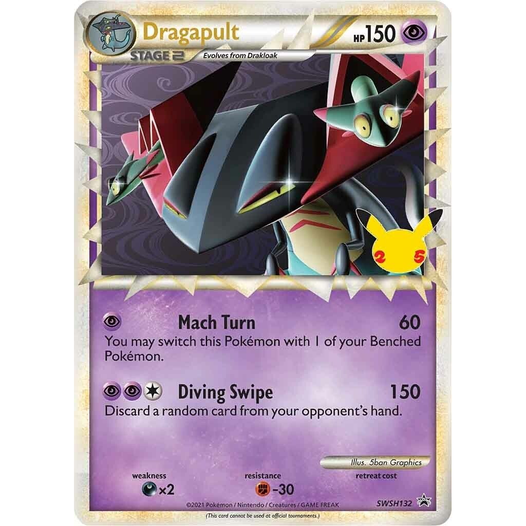 Dragapult (Prime) - SWSH132 (SWSH132) (SWSH: Sword & Shield Promo Cards) - PokeBox USA