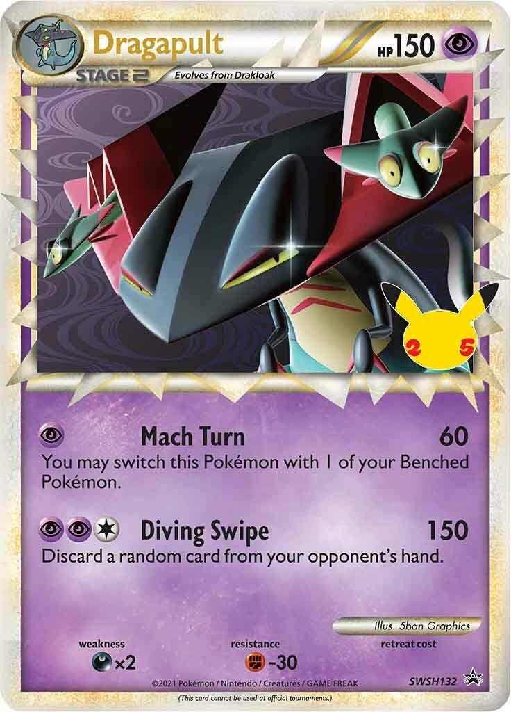 Dragapult (Prime) - SWSH132 (SWSH132) (SWSH: Sword & Shield Promo Cards) - PokeBox USA
