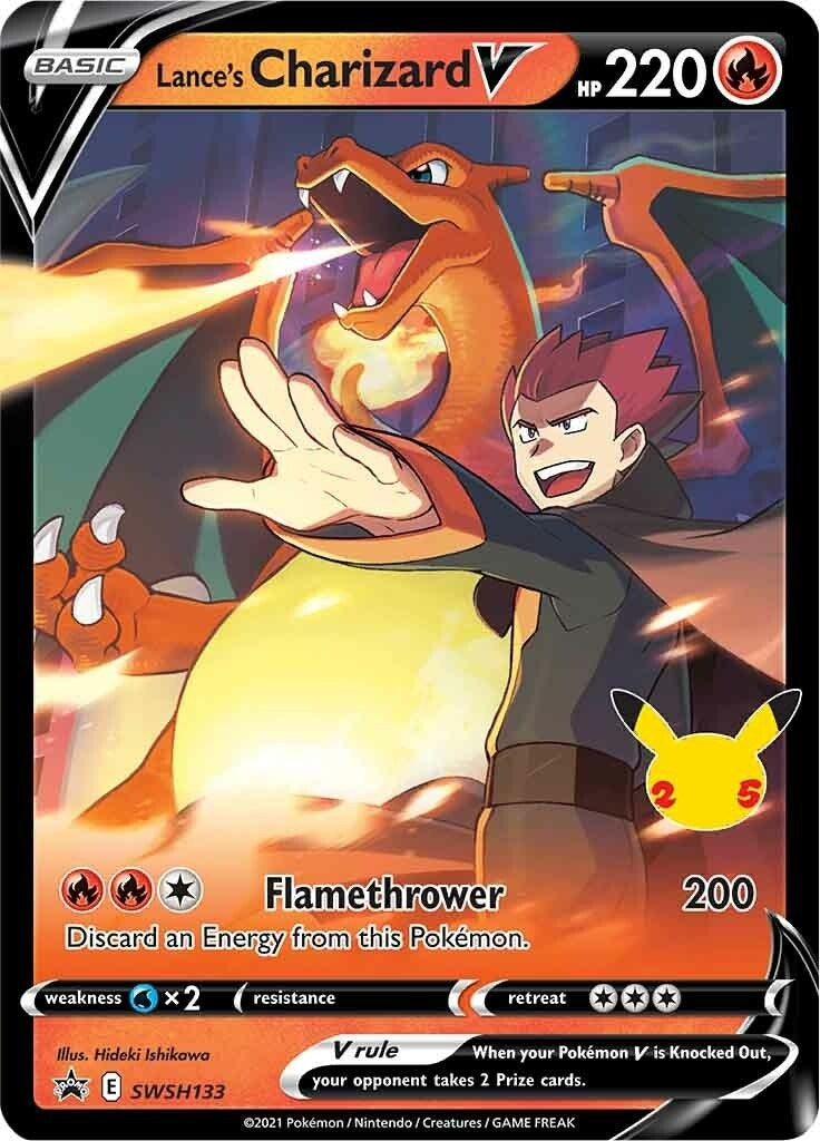 Lance's Charizard V - SWSH133 (SWSH133) (SWSH: Sword & Shield Promo Cards)