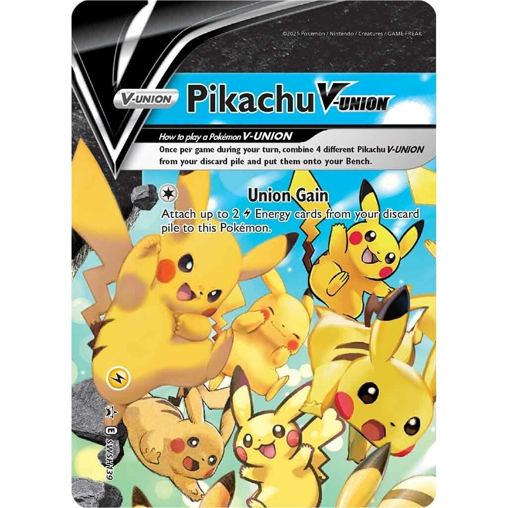 Pikachu V-Union - SWSH139 (SWSH139) (SWSH: Sword & Shield Promo Cards) - PokeBox USA